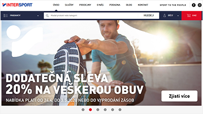 INTERSPORT - e-commerce řešení intersport.cz