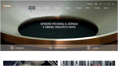 SAFINA - web www.safina.cz