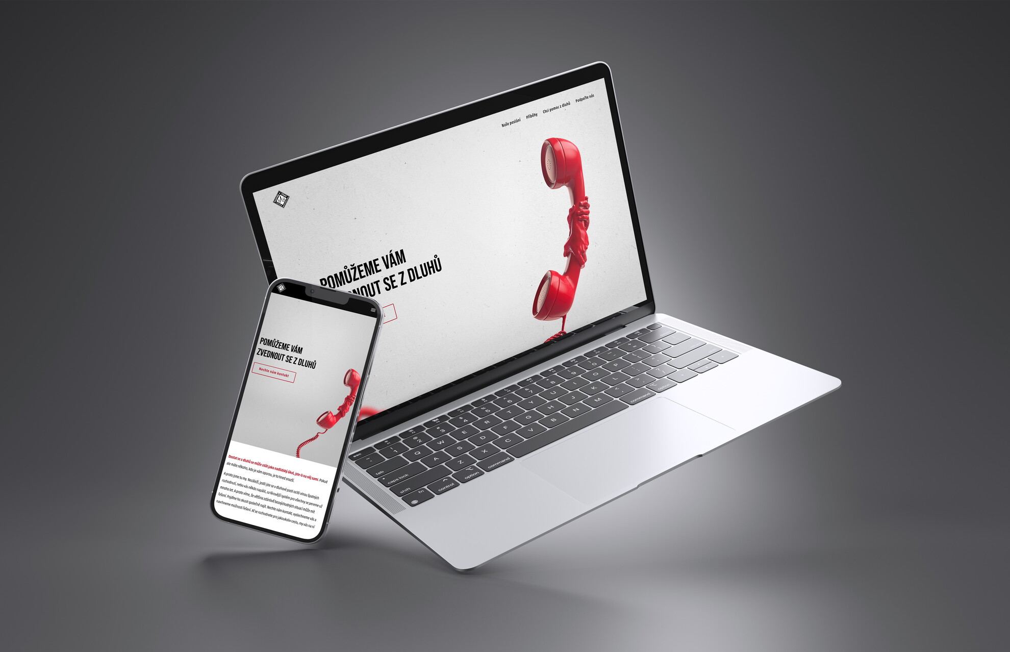 Červené sluchátko / Člověk v tísni